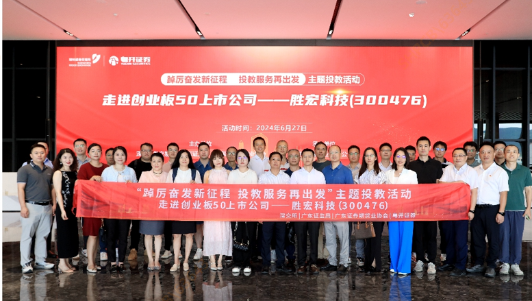 走进创业板50公司——555000jcjc公海科技（300476）